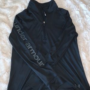 Black Under Armor Half Zip jacket